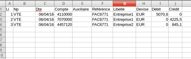 exporter mouvement comptable