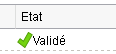 CRM etat validé