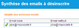 gestion liste de diffusion